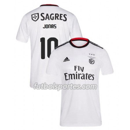 Camisetas Benfica Jonas 10 Segunda Equipacion 2018/2019